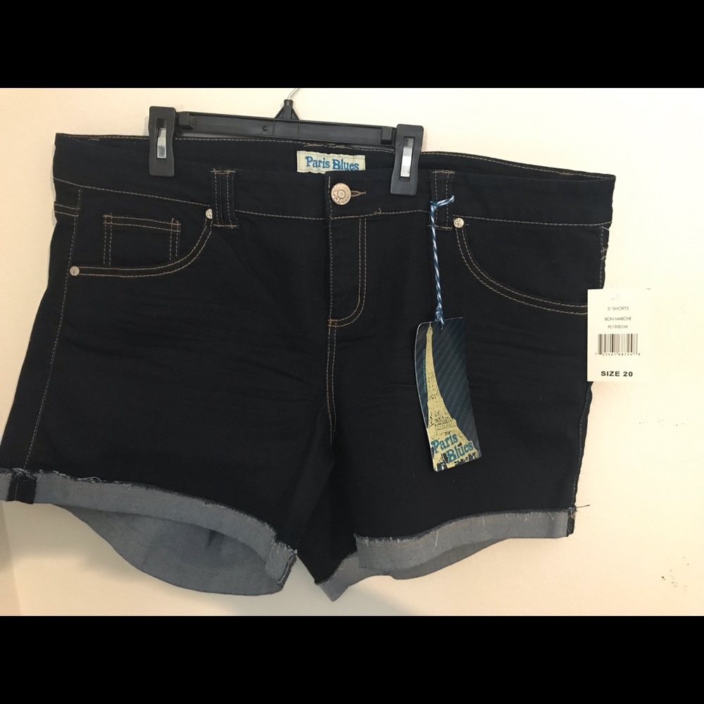Paris blues shorts plus size 20